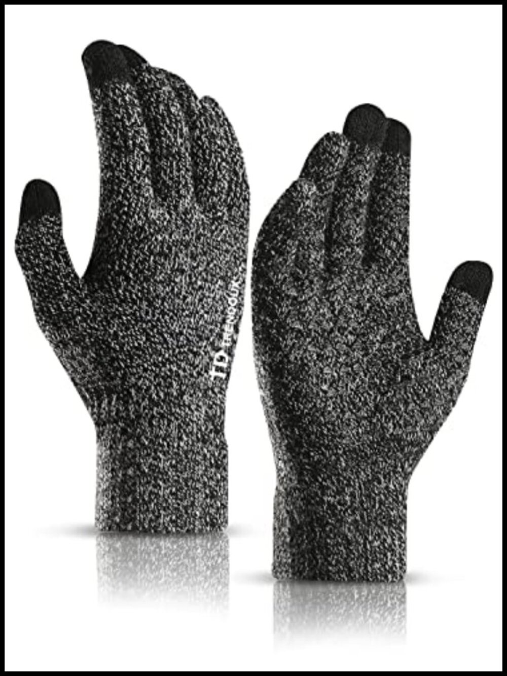 Thermal Winter Knit Gloves Touch Screen Anti-Slip Warm Lined